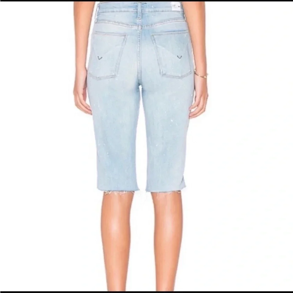 Hudson Zoeey High Rise Cut Off Boyfriend Jeans